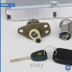 01-02 Jaguar XK8 X100 ECM Ignition & Door & Trunk Lock Barrel with Key Set OEM