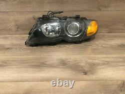 02-05 Bmw E46 Sedan 328i 325i 330i Front Left Side Xenon Hid Headlight Light Oem