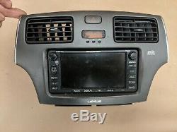 02-06 Lexus Es300 Es330 Radio CD Gps Navigation Controls Dash Bezel 86120-33551
