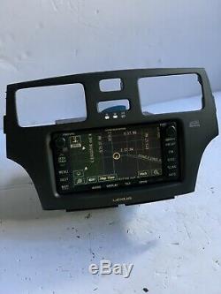 04-06 Lexus Es300 Es330 Radio CD Gps Navigation Controls Dash Bezel Screen Nav