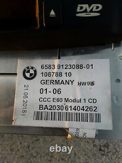 04-10 BMW 5 6-series GPS AM FM CD DVD ROM Drive CCC Player Logic 7 OEM 9123088