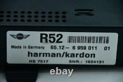 05 06 07 Mini Cooper Convertible Harman Kardon Audio Radio AMP Amplifier OEM