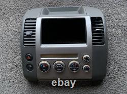 05-12 Nissan Xterra Gray Radio CD Player Climate Control Bezel Dash Complete