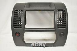 05-12 Nissan Xterra Gray Radio CD Player Climate Control Bezel Dash E106