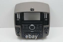 08 09 10 11 12 Nissan Pathfinder Radio 6 CD Player Climate Control Bezel OEM