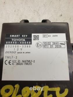 08-10 Toyota Highlander Limited 3.3l 4wd At Smart Key System Control Module Ecm