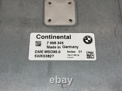 09-12 BMW 750i 750Li N63 ECU CAS4 Key Fob Engine Ignition Full Module Set OEM