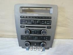 10-14 Ford Mustang Radio AUX AC Climate Control Panel Dash OEM AR3T-18A802-JA