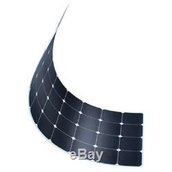 100W Complete Solar Kit System 18v Flexible Mono Module 10A Controller Cable RV