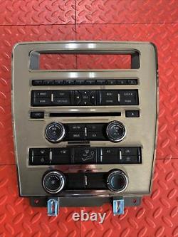 11-14 Ford Mustang Radio AUX AC Climate Control Panel Dash OEM BR3T-18A802-JA
