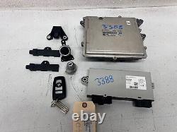 11-16 Bmw 535i F10 Ignition System Ecu Engine Control Module Set, Oem Lot3388