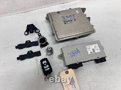 11-16 Bmw 535i F10 Ignition System Ecu Engine Control Module Set, Oem Lot3388