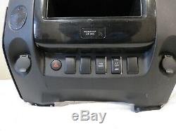 13-15 Nissan Titan Radio Player Climate Control Dash Center Console Bezel OEM