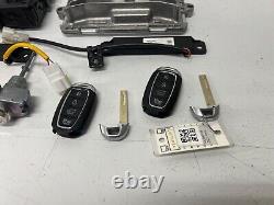 19-21 Hyundai Kona Ignition System Keyless Engine Control Module Set Oem Lot3502