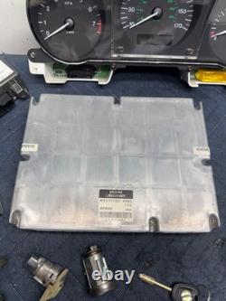 2001 Jaguar X100 XK8 ECU BCM Computer Modules with Cluster & Key Lock Set OEM 89k