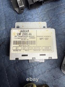2001 Jaguar X100 XK8 ECU BCM Computer Modules with Cluster & Key Lock Set OEM 89k