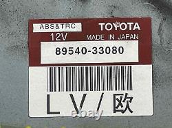 2003 (00-02) Toyota Solara Anti Lock Brake System Abs Control Module 8954033080