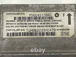 2003 Dodge Durango Safety Restraint System Srs Control Module 56043138ac