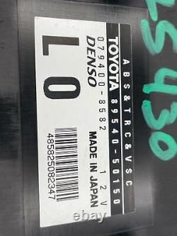 2003 Lexus Ls430 Abs Anti-lock Brake System Control Module 8954050150