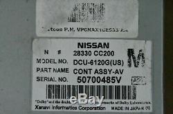 2005 06 Nissan Armada Infinti QX56 Info GPS Navigation Display Control Module
