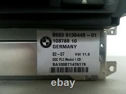 2006 2007 BMW 3 Series 325i 330i OEM E90 E92 E93 Navigation GPS CD Player Unit