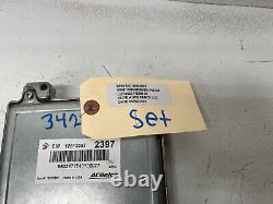 2008 Saturn Sky 2.4l Ignition System Ecm Engine Control Module Set, Oem Lot3420