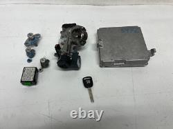 2009 Honda Element Fwd Ignition System Keyless Engine Control Module Set Lot3476