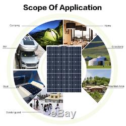 200W flexible Solar Panel system Kit Solar Module+20A controller for Boat RV Car