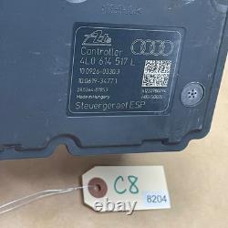 2010-2015 Audi Q7 3.0l Anti-lock Brake System Abs Pump Control Module Oem