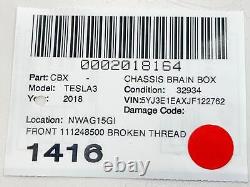 2017 2022 Tesla Model 3 Electrical System Control Module Unit Oem 111248500a
