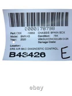 2019 2020 Bmw X5 G05 Oem Safety Restraint Acsm5 System Control Module