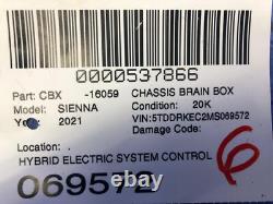 2021-2022 Toyota Sienna Oem Hybrid Electric System Control Module 89981-08011