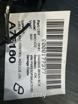 2021-2023 Ford Bronco Oem Resrtaint System Control Module Mb3t14b321cb