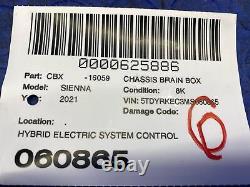 2021-2023 Toyota Sienna Hybrid Electric System Control Module Unit 89981-08011