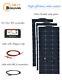 300w Solar Panel System 3x 100w Flexible Module 30a Controller Cable 12v Battery