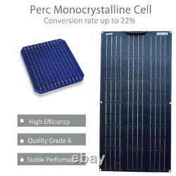 400w 12v Solar Panel System 4pcs 100 watt Flexible Module Mono 40A Controller RV