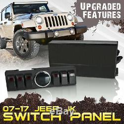 6 Contura Switch Panel Control Module Full Wiring System 07-16 Jeep Wrangler JK