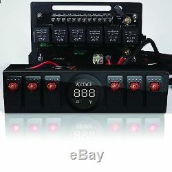 6 Rocker Switch Electronic Relay System Module Control Box Kit Fit Jeep JK JKU