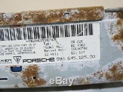99-02 Porsche Boxster 911 986 996 Radio Tuner Cassette Player Deck Panel OEM