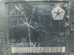 ABS Anti lock brake system Control module Fits 01-02 CARAVAN 04686702AC