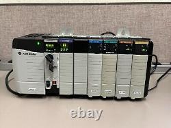 ALLEN BRADLEY CONTROLLOGIX SYSTEMS 7-SLOT CHASSIS with PSU & MODULES (1756)