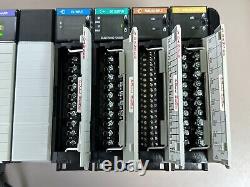 ALLEN BRADLEY CONTROLLOGIX SYSTEMS 7-SLOT CHASSIS with PSU & MODULES (1756)