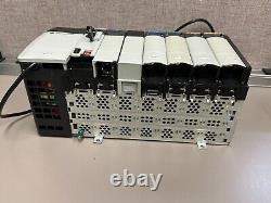 ALLEN BRADLEY CONTROLLOGIX SYSTEMS 7-SLOT CHASSIS with PSU & MODULES (1756)