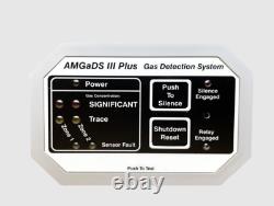 AMEREX 16528 AMGaDS III PLUS GAS DETECTION SYSTEM CONTROL MODULE withCABLE C5