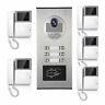 Apartment Wired Video Intercom 4.3'' Screen Door Phone Audio Visual Entry System