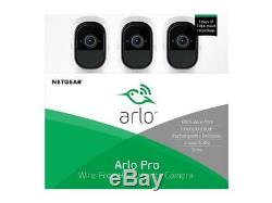 Arlo Pro Smart Security System 3 Wire-Free HD Camera with Siren, Audio Indoor