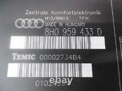 Audi A4 B6 B7 8H Komfort/Komfort Steuergerät Bcm 8H0959433D 8H0 959 433 D #1011