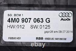 Audi Q7 4m 3.0 Tdi 2015 Lhd Vehicle Electric System Control Module 4m0907063g