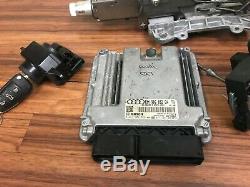 Audi Q7 Oem Front Engine Motor Computer Dme Set Immobilizer 2007 2008 2009