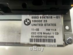 BMW X5 E70 X6 E71 OEM ORIGINAL CCC SAT NAV NAVIGATION HEAD UNIT CD-Player DRIVE